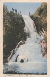 Upper Millstream Waterfall, Bathurst, NB Postcard
