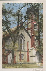 Baptist Church, St. Stephen, NB Postcard