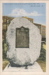 United Empire Loyalists Landing Site, Saint John NB Postcard