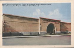 Musée Historique Canadien Inc. Main Entrance Wax Museum Postcard