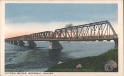 Victoria Jubilee Bridge, St. Lawrence River Postcard