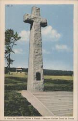 Jacques Cartier Cross, Gaspé Postcard