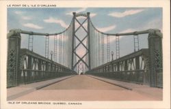 Isle of Orleans Bridge Postcard