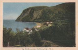 Cap Grand Anse near Madeleine, PQ Postcard