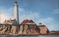 Cap des Rosiers Lighthouse, Gaspe, Quebec Postcard