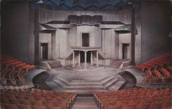 Stage of THE FESTIVAL THEATRE, Stratford, ON Postcard