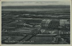 Panoramic View from The Look Off, Blomidon, NS Postcard