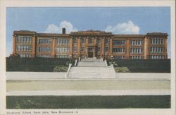 Vocational School, Saint John, New Brunswick Postcard
