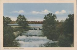 The Falls, Smiths Falls, Ontario Postcard
