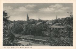 Port Hope, ON, from Martha Street Postcard
