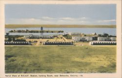 Aerial View R.C.A.F. Station, Belleville, ON Postcard
