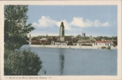 Mouth of the Moira, Belleville, Ontario Postcard