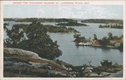 Thousand Islands, St. Lawrence River, ONT. Postcard