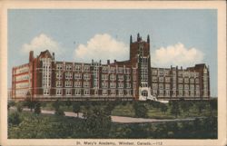 St. Mary's Academy, Windsor, Canada Postcard