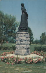 Evangeline Monument, Grand Pre, Nova Scotia Postcard
