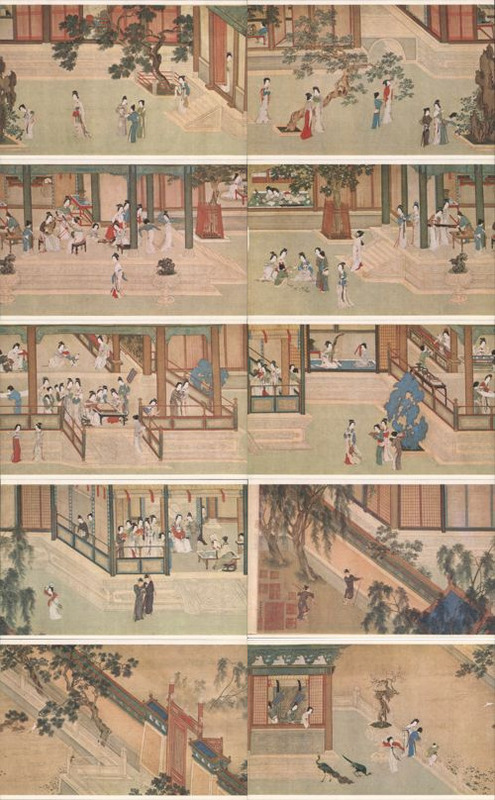 Set of 10: Spring Morning in the Palace of Han