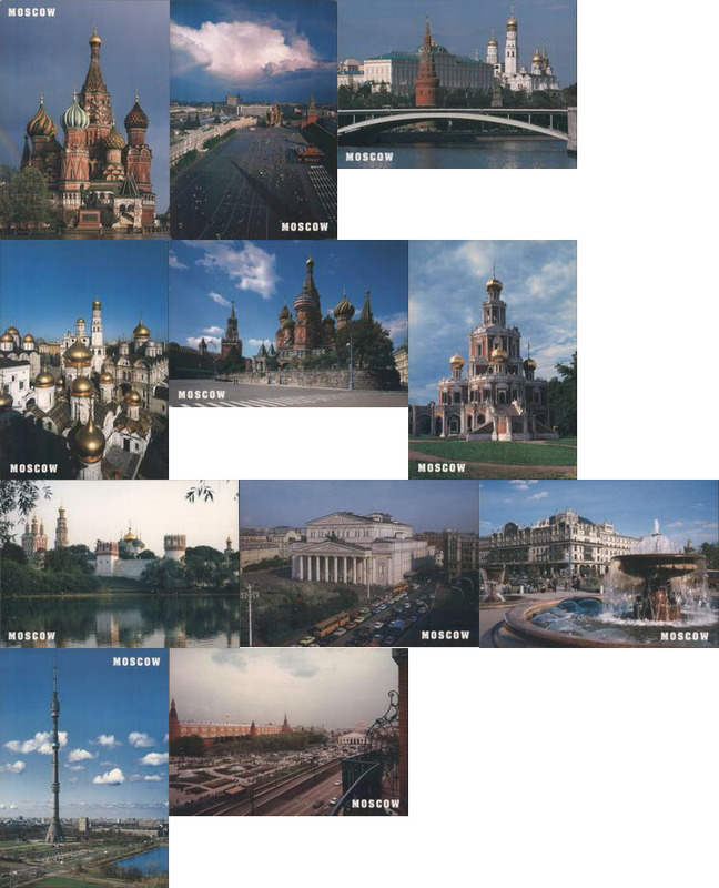 Set of 11: Moscow Views