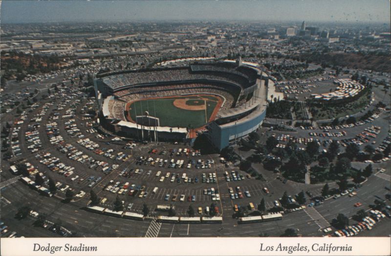 Dodger Stadium Aerial View, Los Angeles, CA California