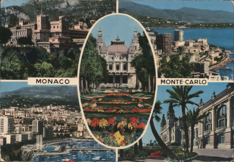Monaco Monte-Carlo Multi-View: Palace, Casino, Harbor