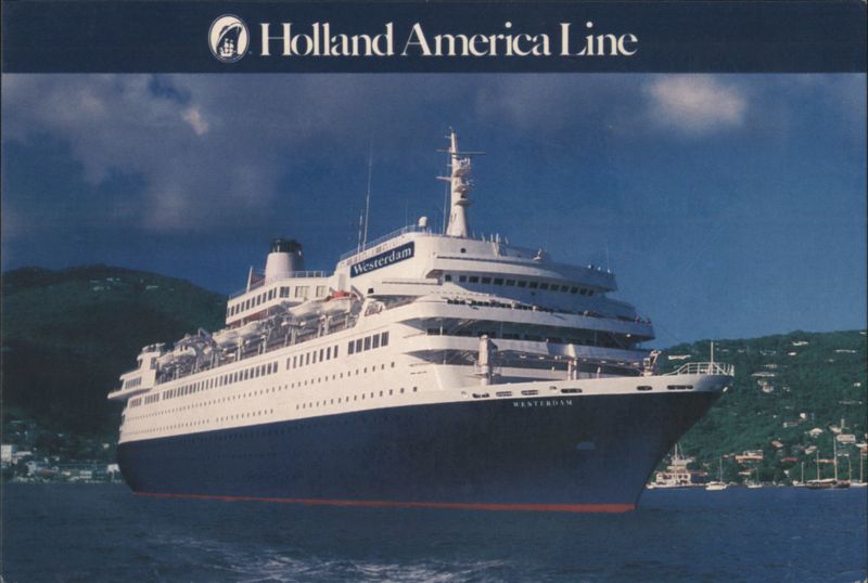 Holland America Line ms Westerdam Cruise Ship 1988