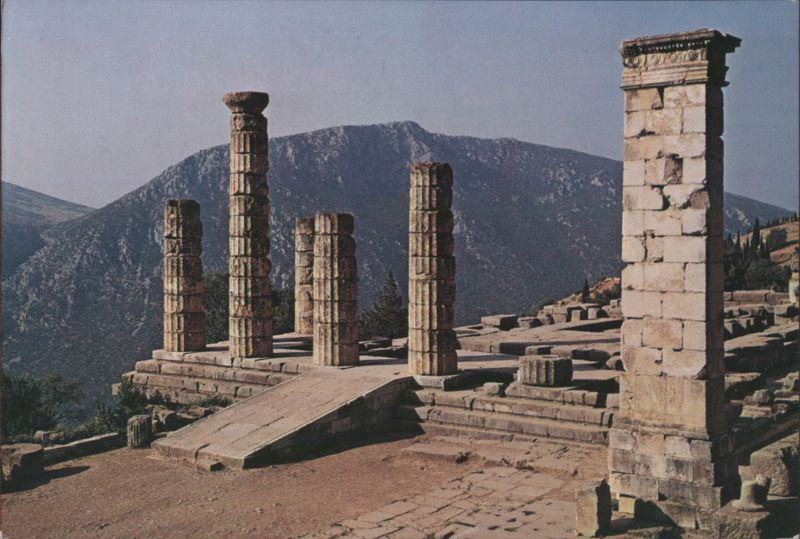 Delphi Temple of Apollo, 4th c. B.C. Greece Greece, Turkey, Balkan States