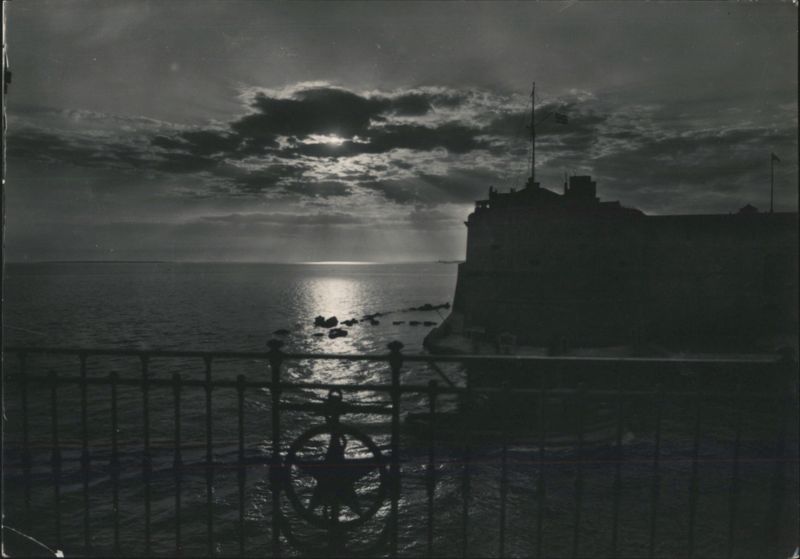 Taranto Sunset over Coastal Fortress Italy