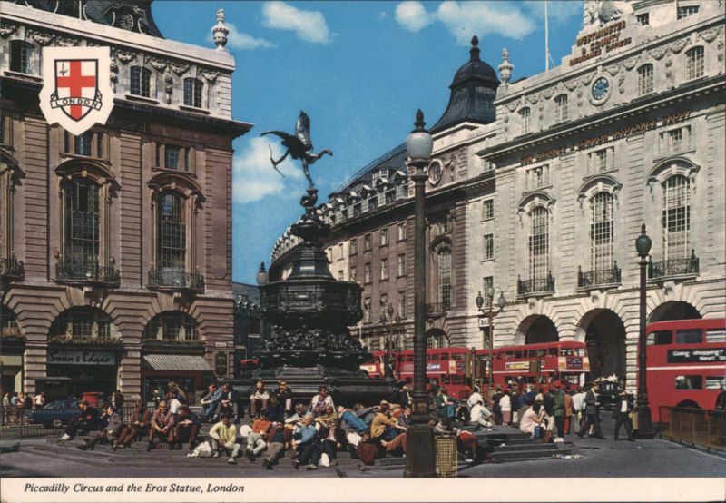 Piccadilly Circus and the Eros Statue, London United Kingdom