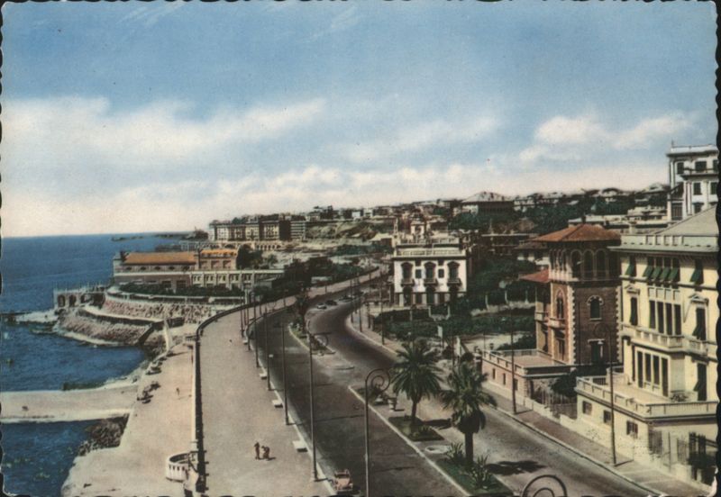 Genoa, Corso Italia and Nuovo Lido Coastal Road Italy