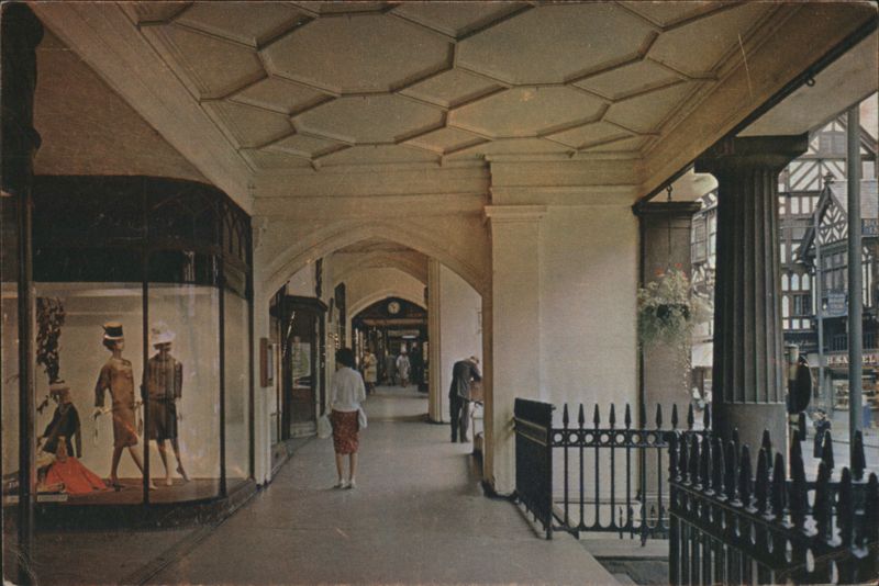 Chester, Eastgate Street Row, The Rows, Covered Walkway United Kingdom