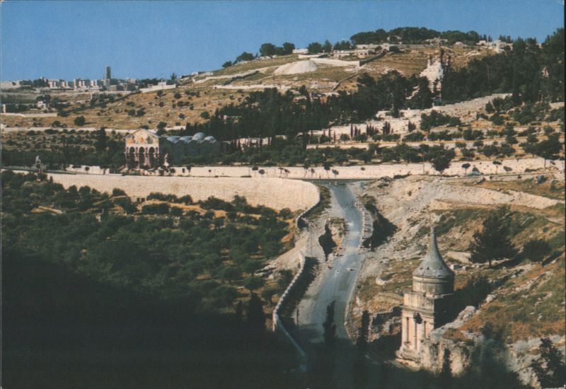 Jerusalem, View to Mount of Olives Israel Middle East