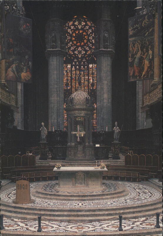 Milan Duomo - New Festive Presbytery Interior Italy
