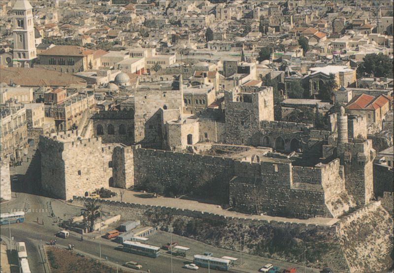 Jerusalem Bird's Eye View, Citadel & Jaffa Gate Israel