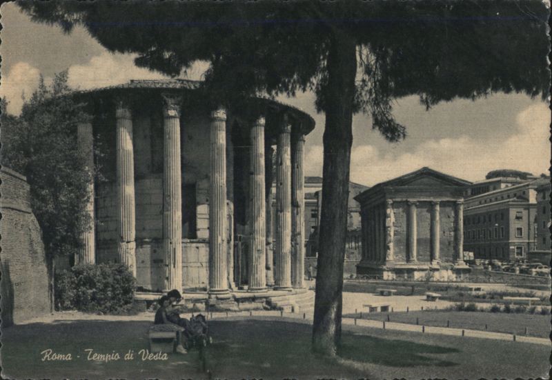 Rome - Temple of Vesta & Ancient Temples Italy