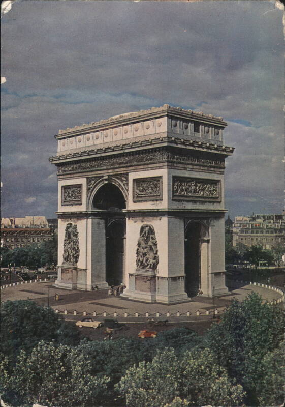 Arc de Triomphe de l'Étoile, Paris France
