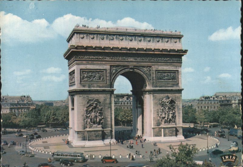Arc de Triomphe, La Place de l'Etoile Paris France