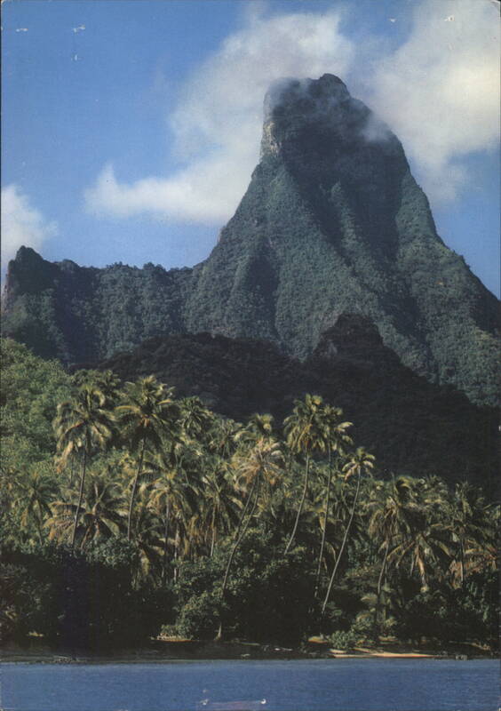 Moorea - Le Moua Puta (Perforated Mountain), Cook's Bay French Polynesia