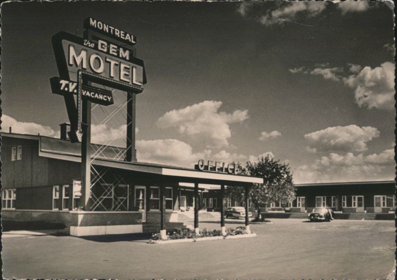 Montreal The Gem Motel, Upper Lachine Rd. QC Canada