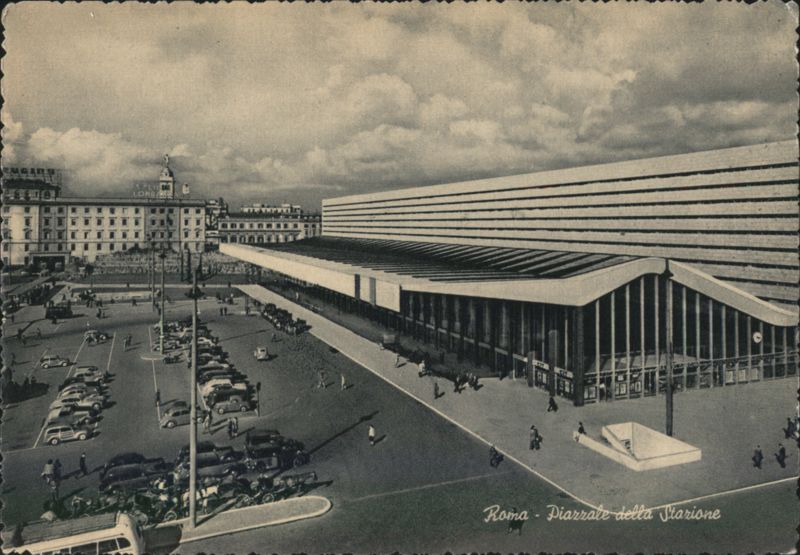 Rome Termini Station Square Italy