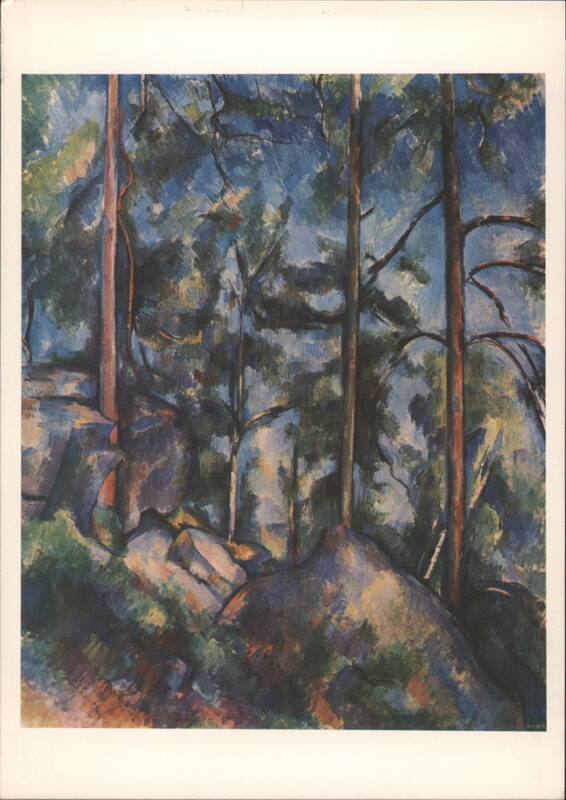 Paul Cézanne: Pines and Rocks (Fontainebleau?) France