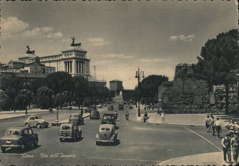Via dell'Impero, Vittoriano Monument Rome Italy