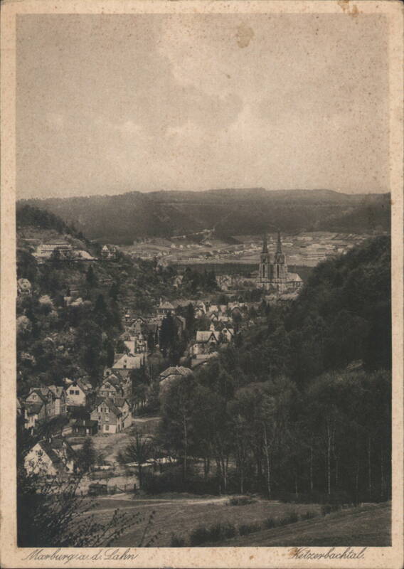 Marburg a. d. Lahn, Motzenbachtal, Church Spires Germany
