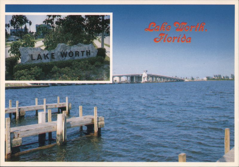 Lake Worth, Florida Bridge and Docks