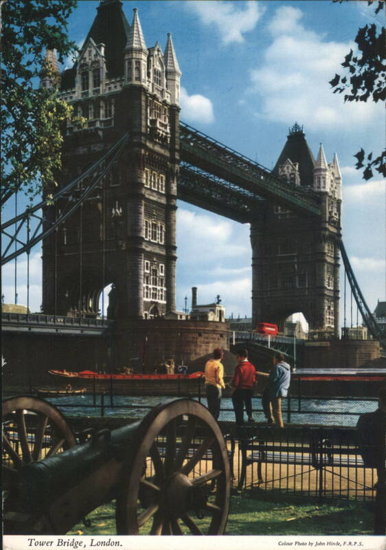 Tower Bridge, London United Kingdom John Hinde, F.R.P.S.