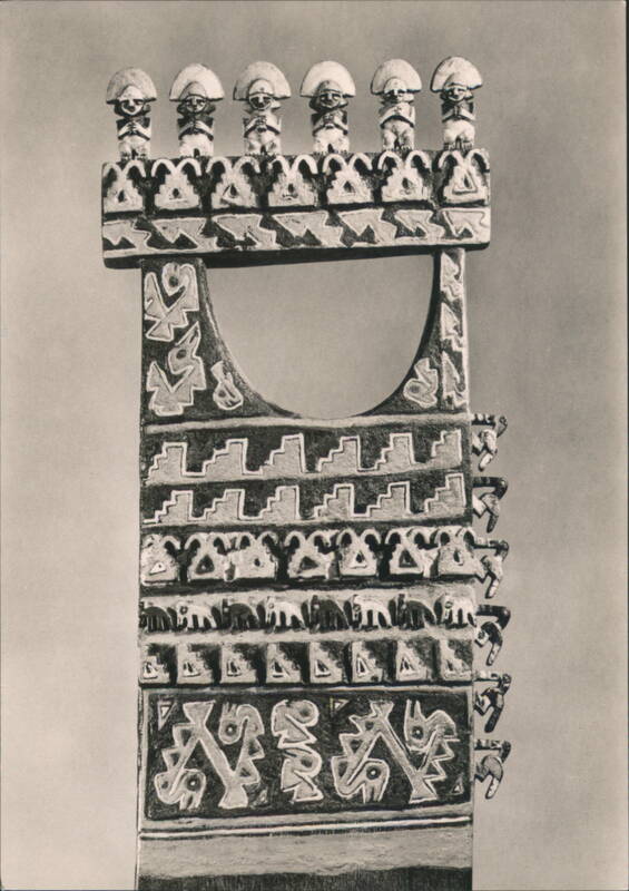 Inca Tomb Post, Peru, Ica Valley, ca. 1500 A.D. Charles Uht