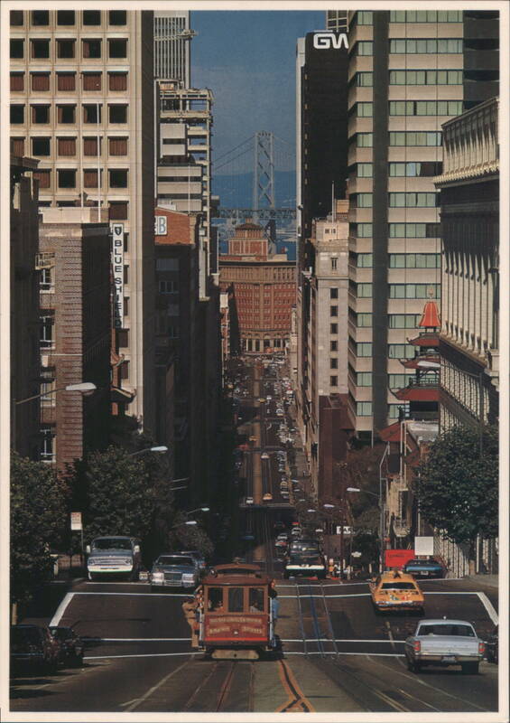 Cable Car on California Street, San Francisco John Maygard