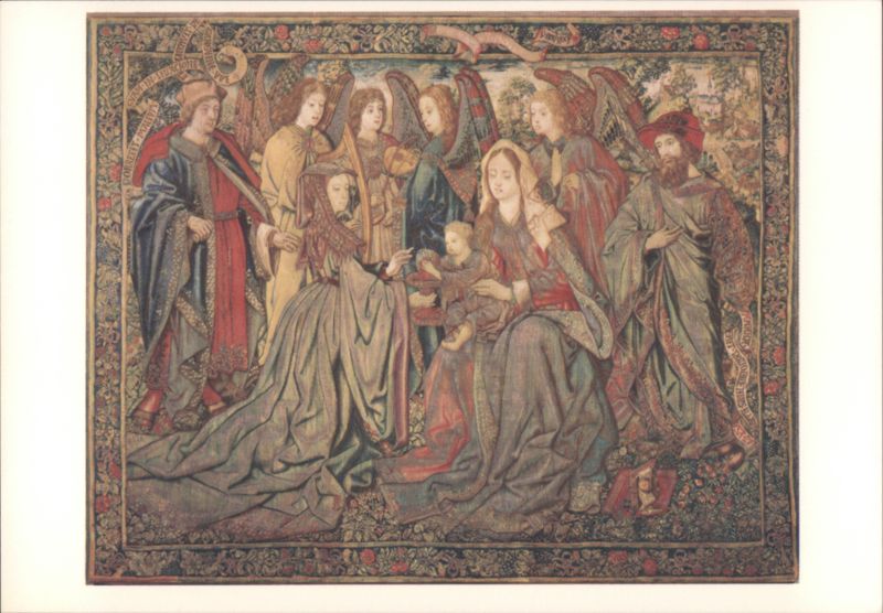 The Mystic Wine Tapestry, Vatican Collections Angels