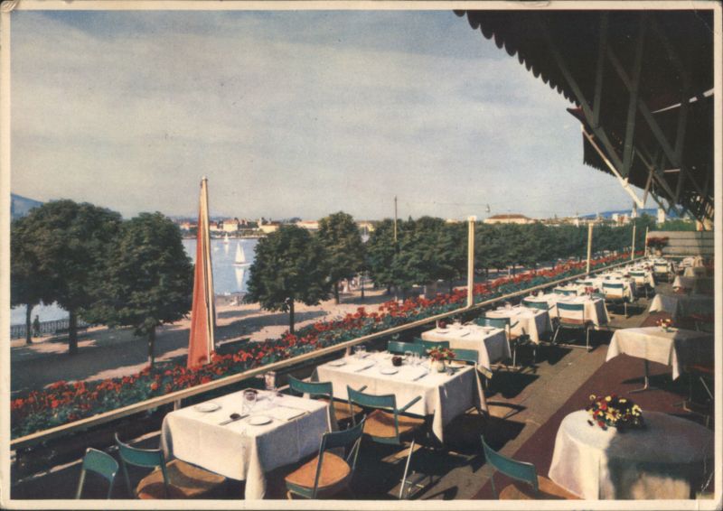 Hotel Bellerive au Lac Restaurant Terrace, Zürich Switzerland