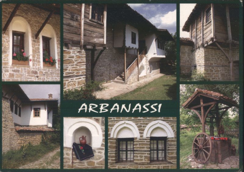 Arbanassi Traditional Houses and Well Views Bulgaria