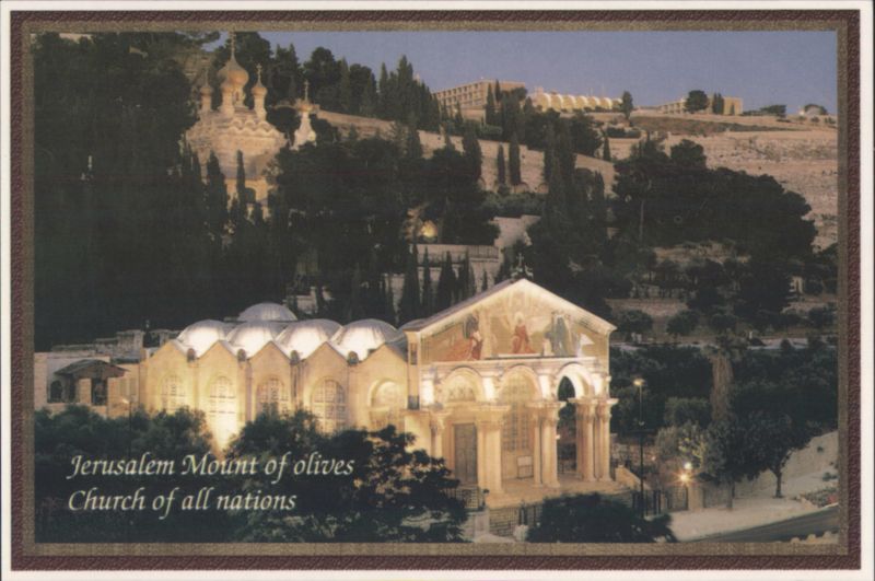 Jerusalem Mount of Olives Church of all nations Israel