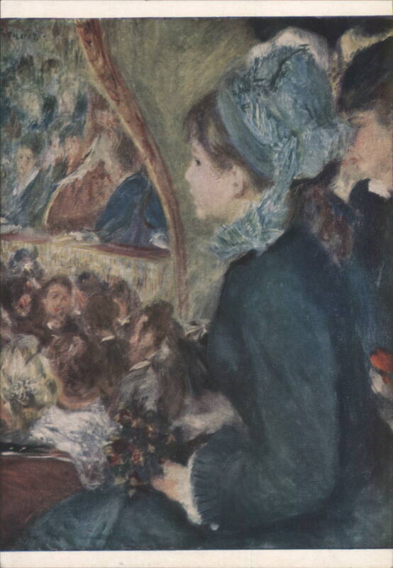 Renoir's La Premiere Sortie - Woman in Blue Bonnet
